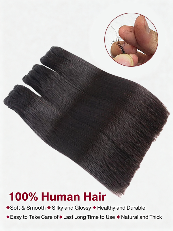 Raw Straight Human Hair Bundles High Quality Virgin Cuticle Aligned - sterlyhair