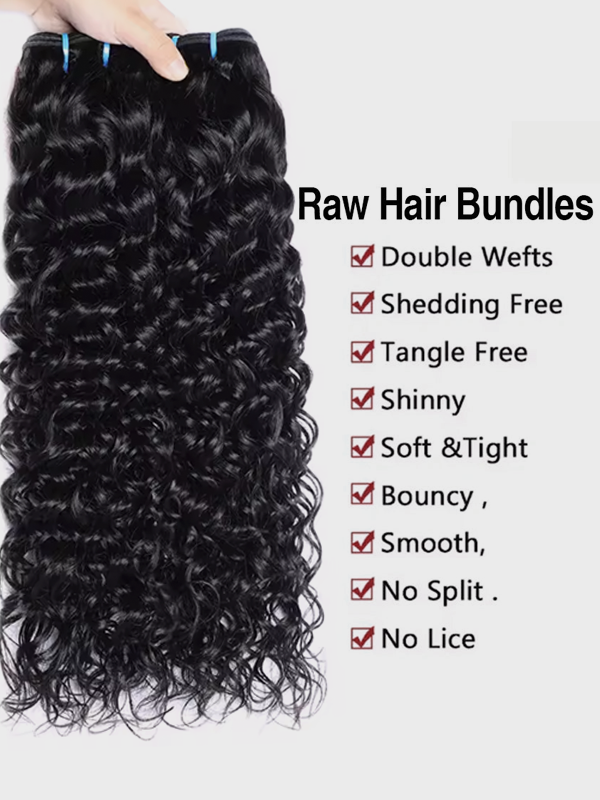 Raw Water Wave Bundles High Quality 100% Human Hair Sterly Hair - sterlyhair