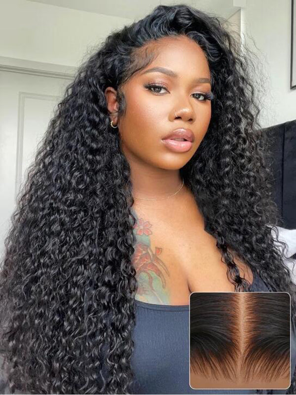 Ready to Go Glueless 7×6 Lace Wig Water Wave Human Hair Wig Pre Plucked