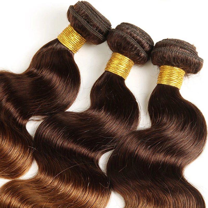 Sterly T4/30 Colored Ombre Body Wave Bundles Human Hair Weave