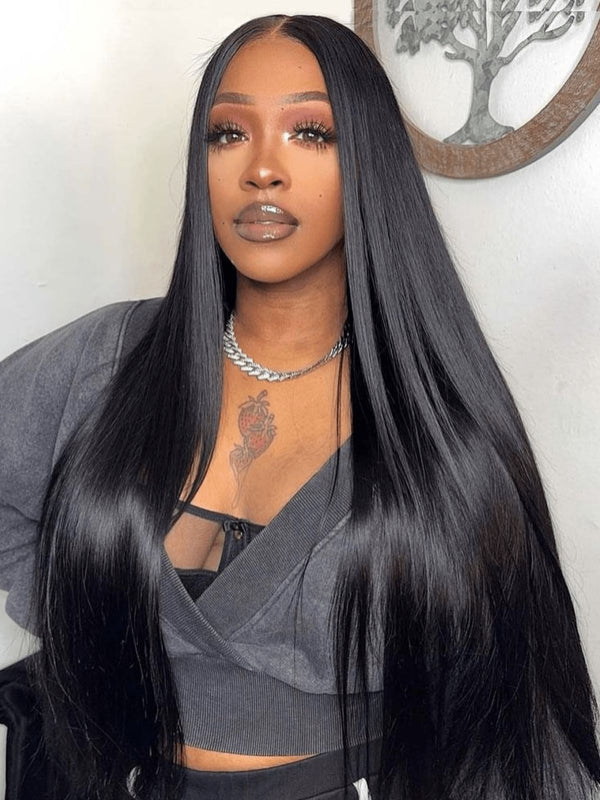Silky Straight Real HD Lace Wig Glueless 7×6 / 13×6 Ready To Go Human Hair Wig - sterlyhair