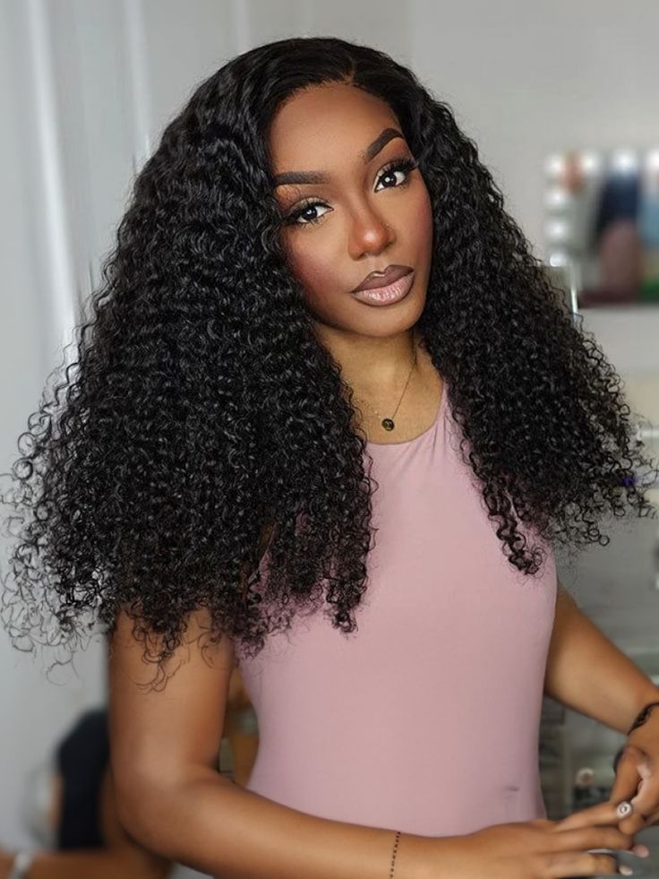 Sterly 250% High Density Super Thick Double Drawn 13×6 Curly Human Hair Wig - sterlyhair