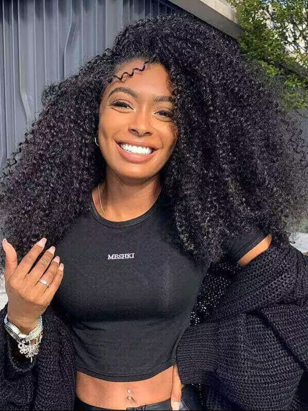 Sterly 5×5/13×6 Transparent Lace Curly Human Hair Wigs - sterlyhair