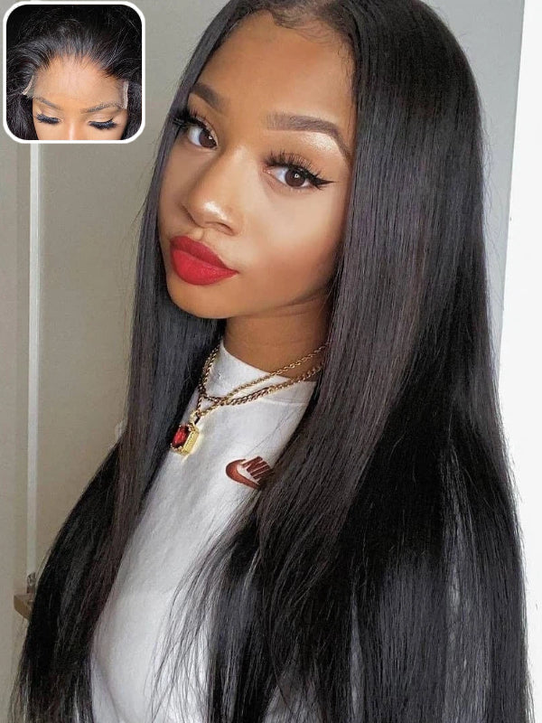 Sterly 5x5 Glueless HD Lace Closure Wigs Human Hair Silk Straight Hair Wigs - sterlyhair