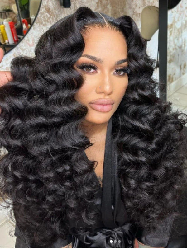 Sterly 5x5 HD Lace Closure Wigs Human Hair Loose Deep Wave Wig - sterlyhair