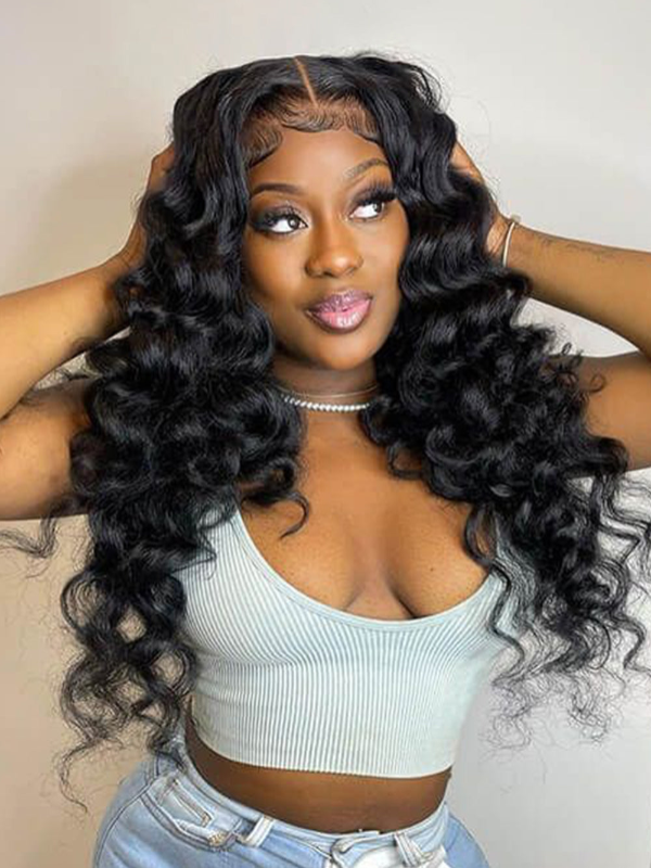 Sterly 5x5 HD Transparent Lace Closure Wigs Human Hair Loose Wave Wig - sterlyhair