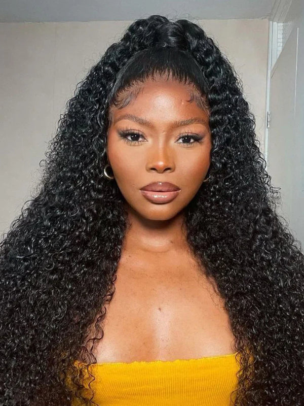 Sterly 5x5 Transparent Lace Closure Wigs Curly Human Hair Wigs For Women