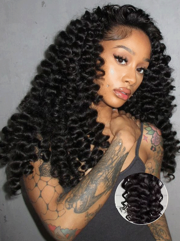 Raw Hair Wig | Sterly Bouncy Wand Curly Wig 7×6 / 13×6 Undetactable HD Lace Human Hair Wig - sterlyhair