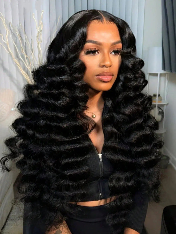 Sterly Glueless 13x6 Loose Wave Wig HD Lace Frontal Wigs Pre Plucked - sterlyhair
