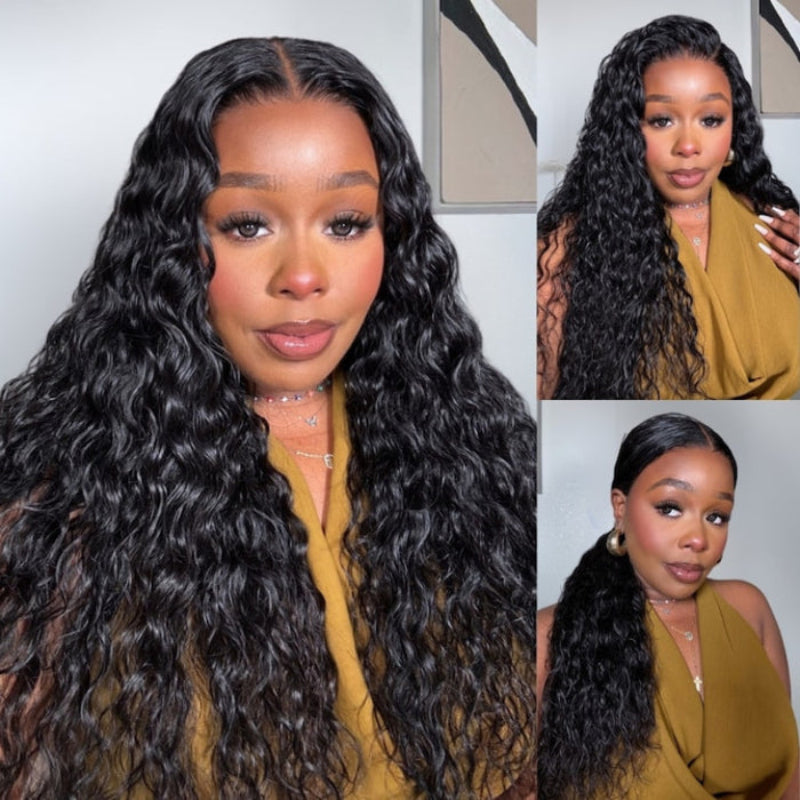 Perruques en cheveux humains ondulés avec dentelle frontale HD 13x6 Sterly pour femmes 
