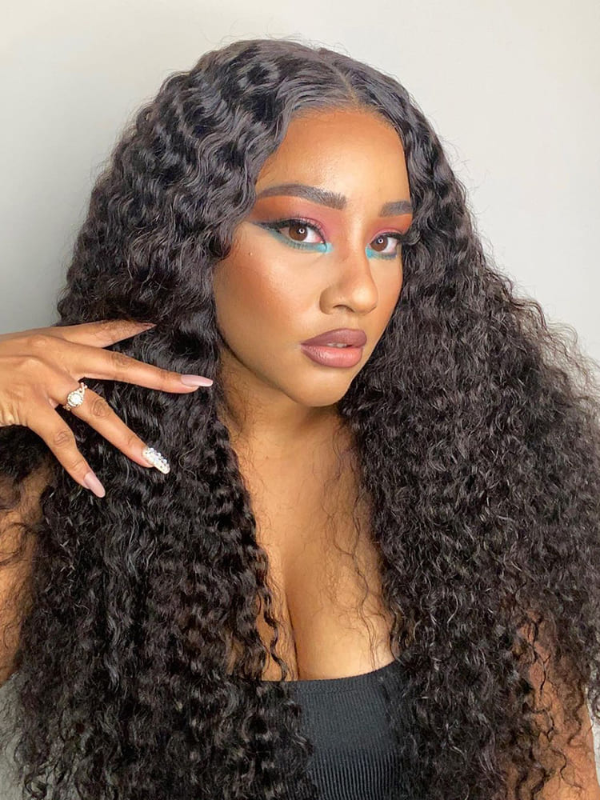 Sterly Glueless HD 13x6 Curly Lace Front Wigs Affordable Transparent Lace Human Hair Wigs - sterlyhair