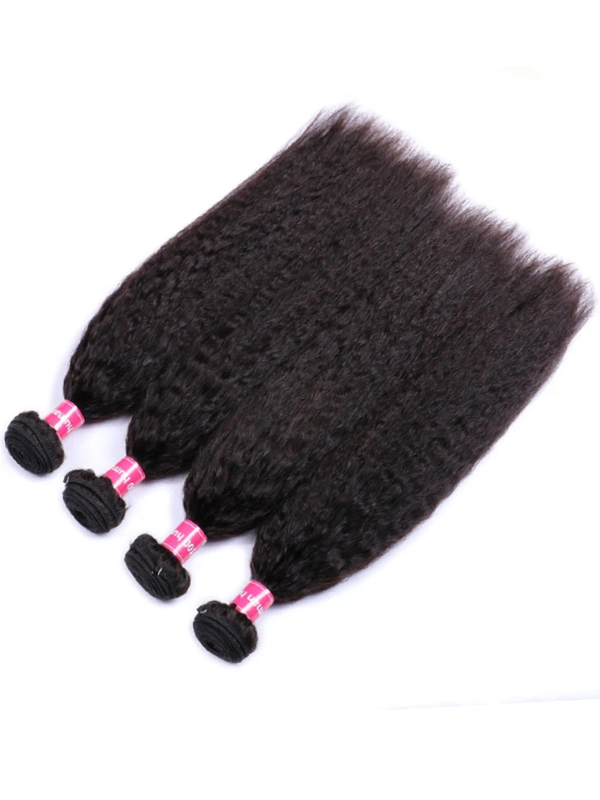 Sterly Hair 3/4 PCS Bundles Deal Brazilian Virgin Hair kinky Straight Bundles Human Hair Extensions - sterlyhair
