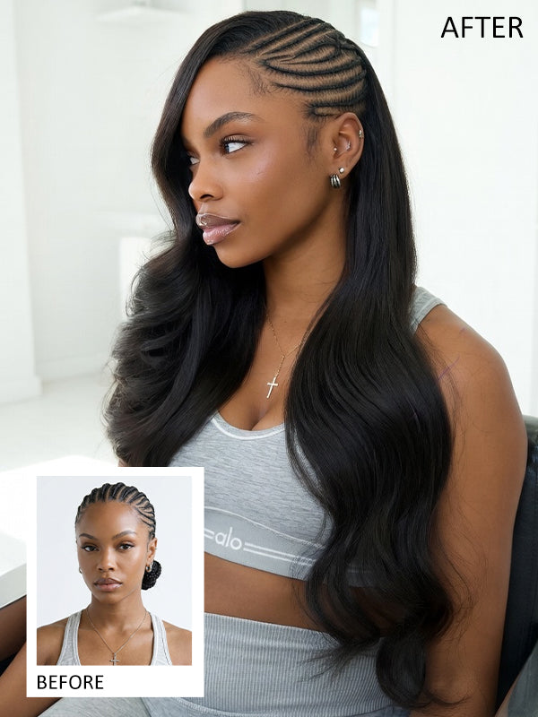 Sterly Hair Body Wave Feather Crochet Human Hair Extension Human Hair