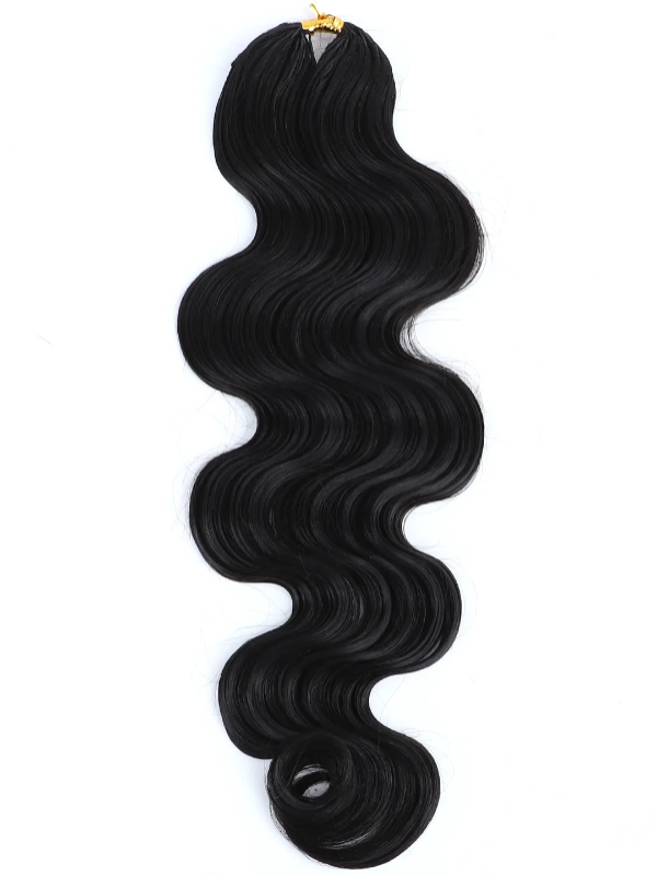 Sterly Hair Body Wave Feather Crochet Human Hair Extension Human Hair(1 Pack-2 Bundle 50g)