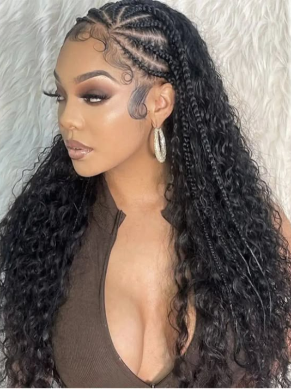 Sterly Hair Burmese Curly Feather Crochet Human Hair Extension Human Hair(1 Pack-2 Bundle 50g)