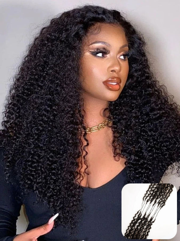 Sterly Hair Curly Wave Feather Crochet Hair Afro Kinky Curly Human Hair Extension - sterlyhair