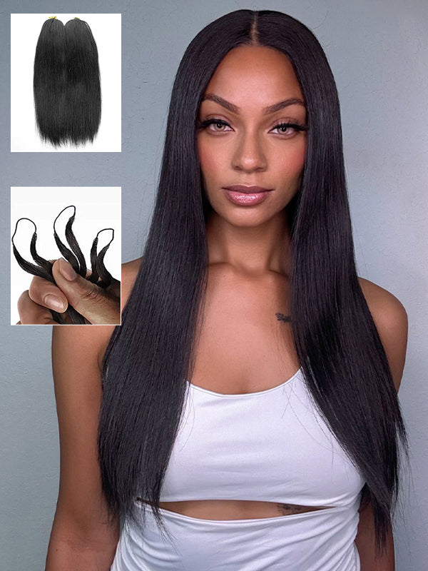 Sterly Hair Silky Straight Feather Crochet Human Hair Extension Human Hair - sterlyhair