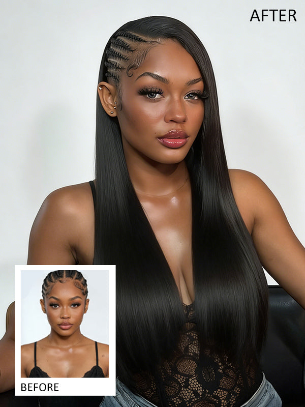 Sterly Hair Silky Straight Feather Crochet Human Hair Extension Human Hair - sterlyhair