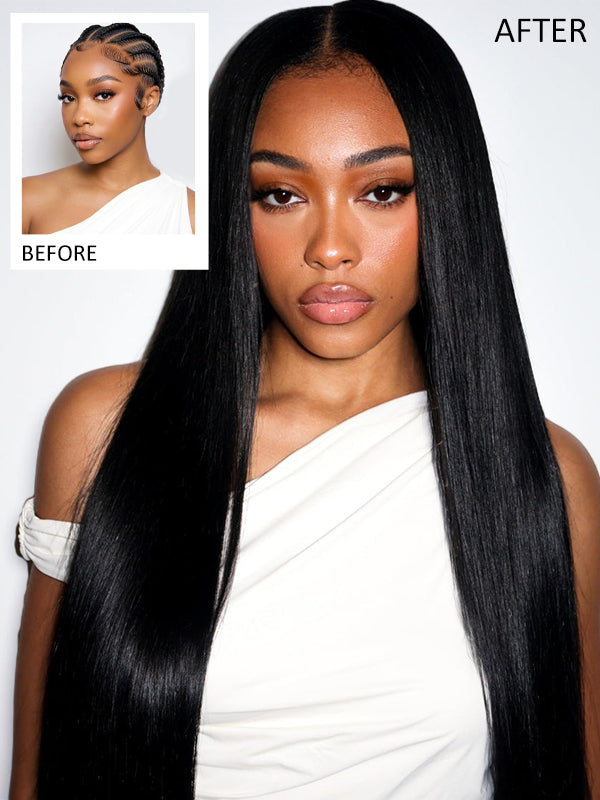 Sterly Hair Silky Straight Feather Crochet Human Hair Extension Human Hair - sterlyhair