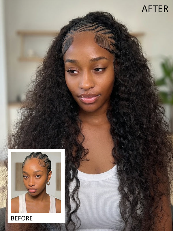 Sterly Hair Water Wave Feather Crochet Human Hair Extension Human Hair - sterlyhair