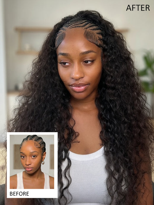 Sterly Hair Water Wave Feather Crochet Human Hair Extension Human Hair - sterlyhair