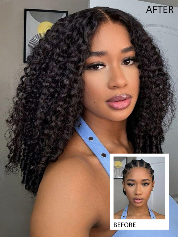 Sterly Hair Burmese Curly Feather Crochet Human Hair Extension Human Hair