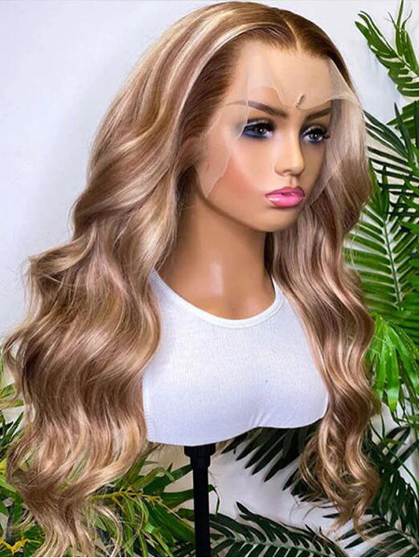 Sterly P4/613 Piano 13×6 Lace Frontal Wig Brown with Blonde Highlights Wig Blonde Magic - sterlyhair