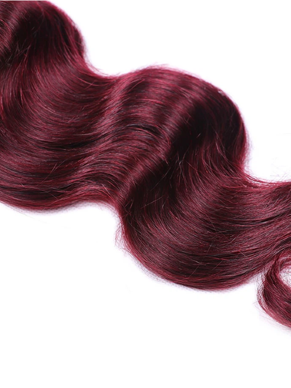 Sterly T1B/99j Colored Ombre Body Wave Bundles Human Hair Weave - sterlyhair