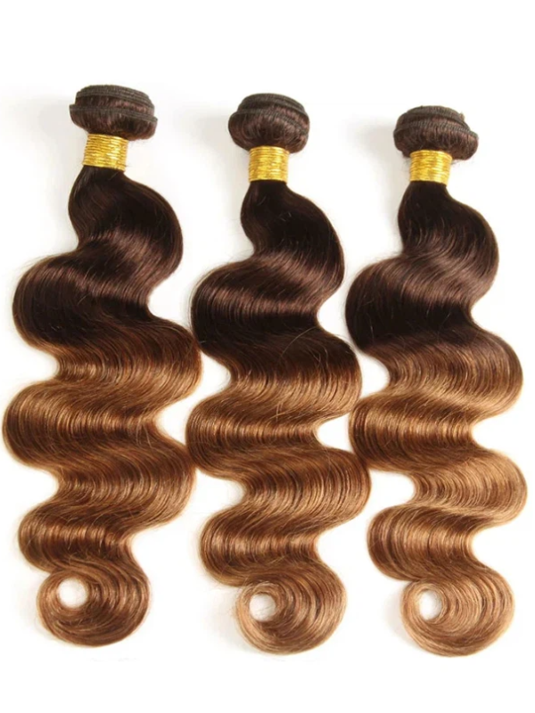 Sterly T4/30 Colored Ombre Body Wave Bundles Human Hair Weave - sterlyhair
