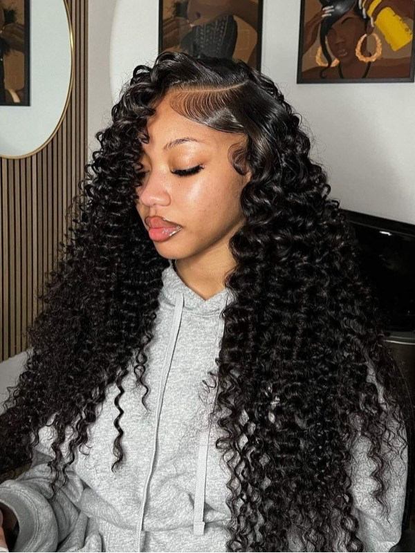 TikTok Hot | Sterly 13x6 Full Frontal Lace Deep Wave Wig 200% Density Human Hair Wigs