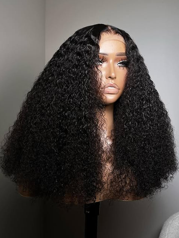 Sterly 250% High Density 13×6 Kinky Curly Human Hair Wig Super Thick Double Drawn Wig