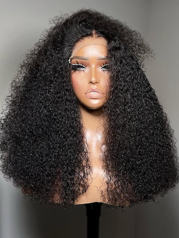 Sterly 250% High Density 13×6 Kinky Curly Human Hair Wig Super Thick Double Drawn Wig - sterlyhair