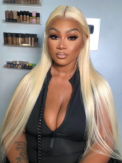 TikTok Hot | Sterly #613 Blonde 13x6 Full Frontal Lace Straight Human Hair Wigs - sterlyhair