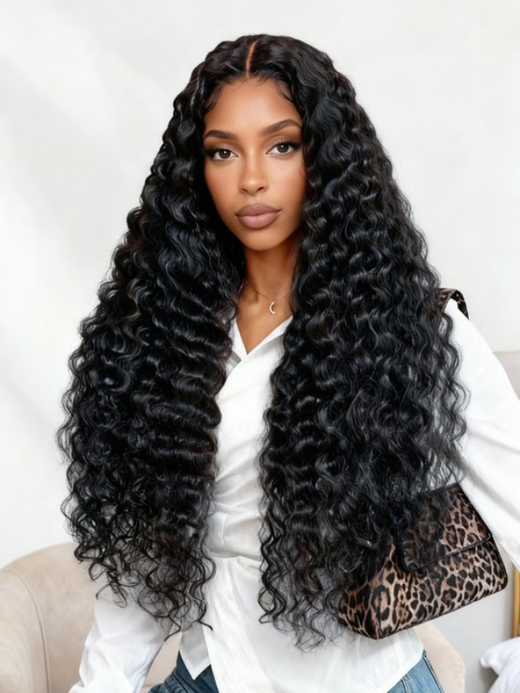 TikTok Hot | Sterly Glueless 7x6 Deep Wave Wig 100% Human Hair Wigs - sterlyhair