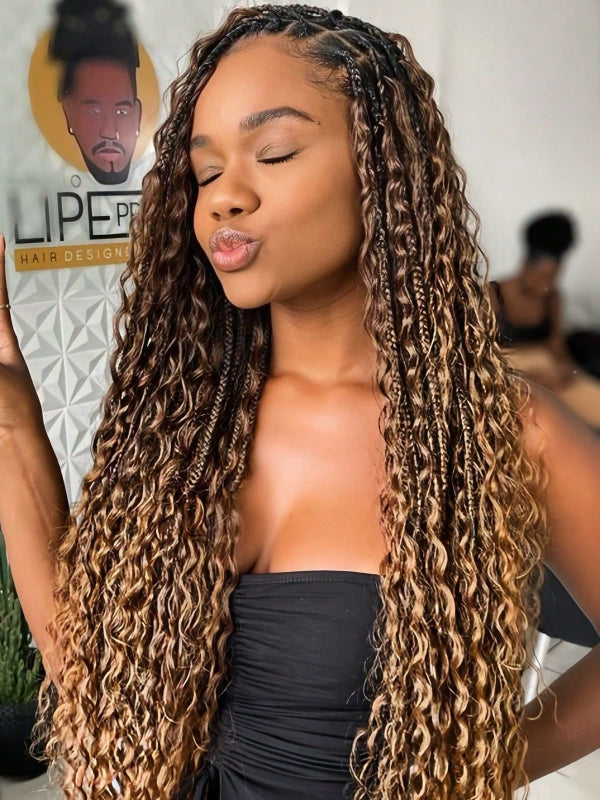 TikTok Hot | Sterly Water Wave Bulk Human Hair For Braiding No Weft 100g (1 Pack-2 Bundle 50g) - sterlyhair