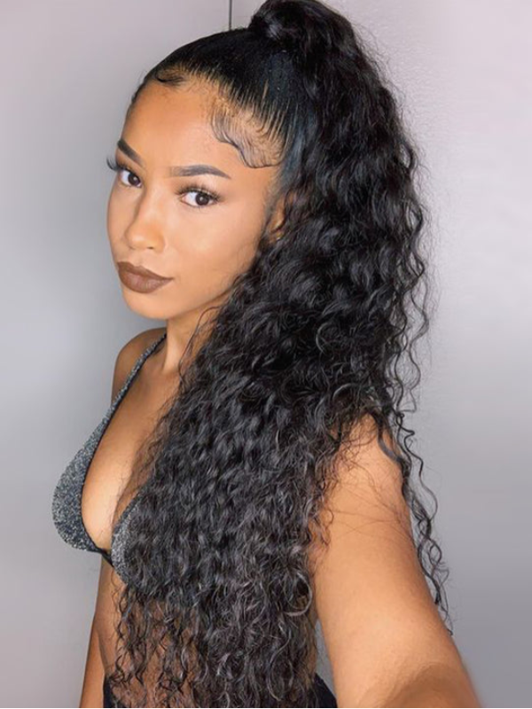 Water Wave Full Lace Human Hair Wig Sterly 100% Human Hair Wigs 180% Density - sterlyhair