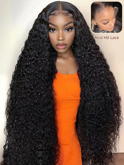 Wear Go 7x6 Curly Wave Glueless Wig HD Lace Front Wig - sterlyhair