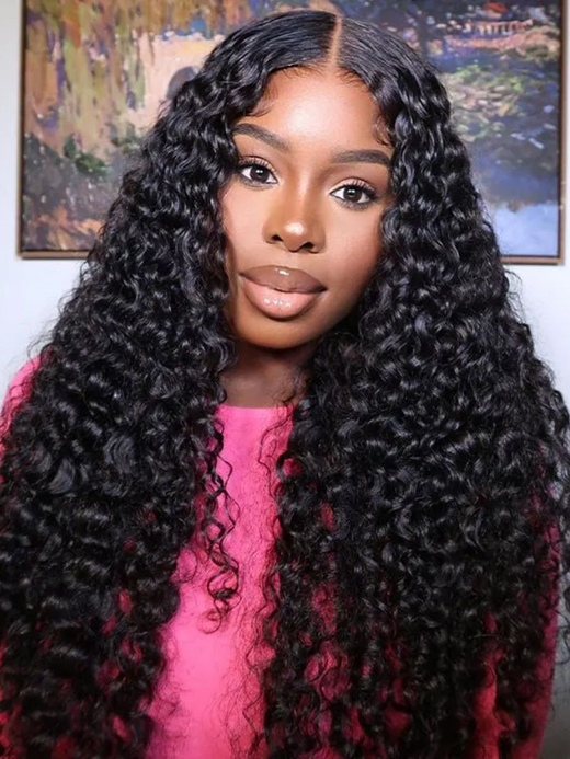 Wear Go 7x6 Water Wave Glueless Wig HD Lace Front Wig With Invisi - Drawstrings - sterlyhair