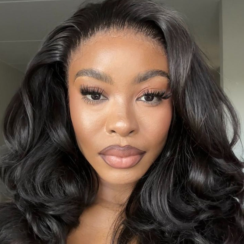 Affordable Natural Black Human Hair Bob Wigs Loose Body Bob Wigs