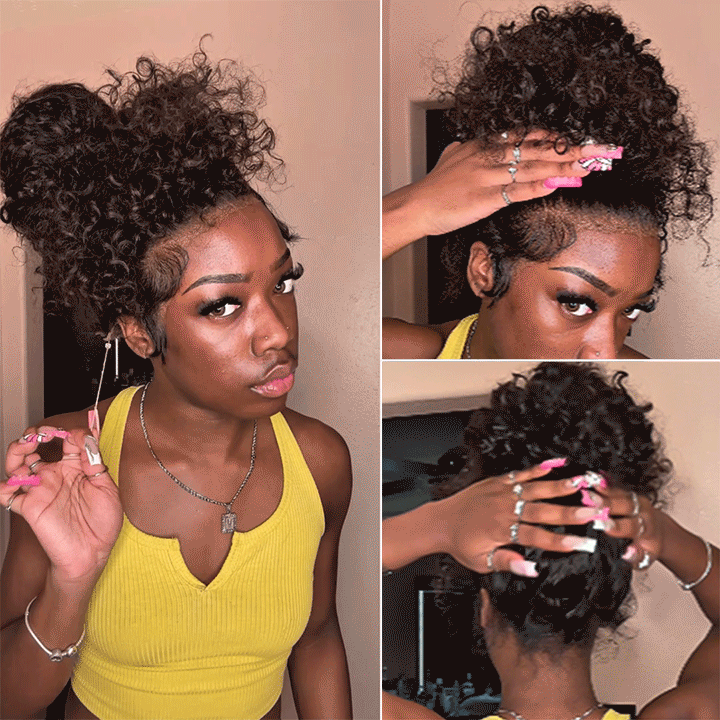 360 Lace Frontal Wigs Curly Human Hair Wigs For Women Sterly Hair - sterlyhair