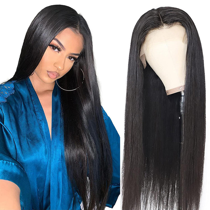 13x6 Full HD Lace Frontal Wig Undetactable BlendAway 9x6 HD Lace Straight Human Hair Wig