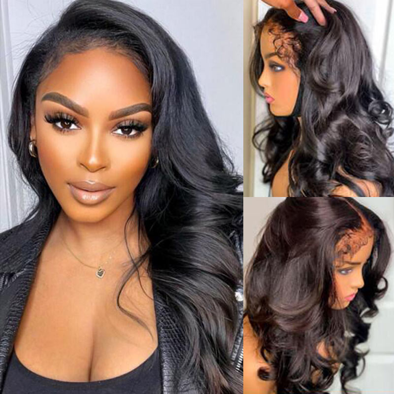 Type 4C Edges Wig | Wear and Go Glueless 7×6/13×6 Body Wave Human Hair Wigs - sterlyhair