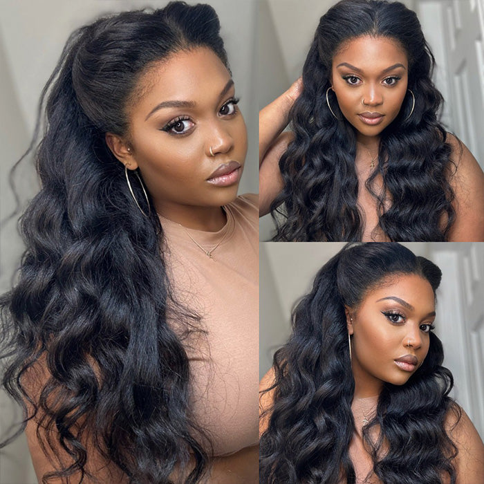 Type 4C Edges Wig | Wear and Go Glueless 7×6/13×6 Body Wave Human Hair Wigs - sterlyhair