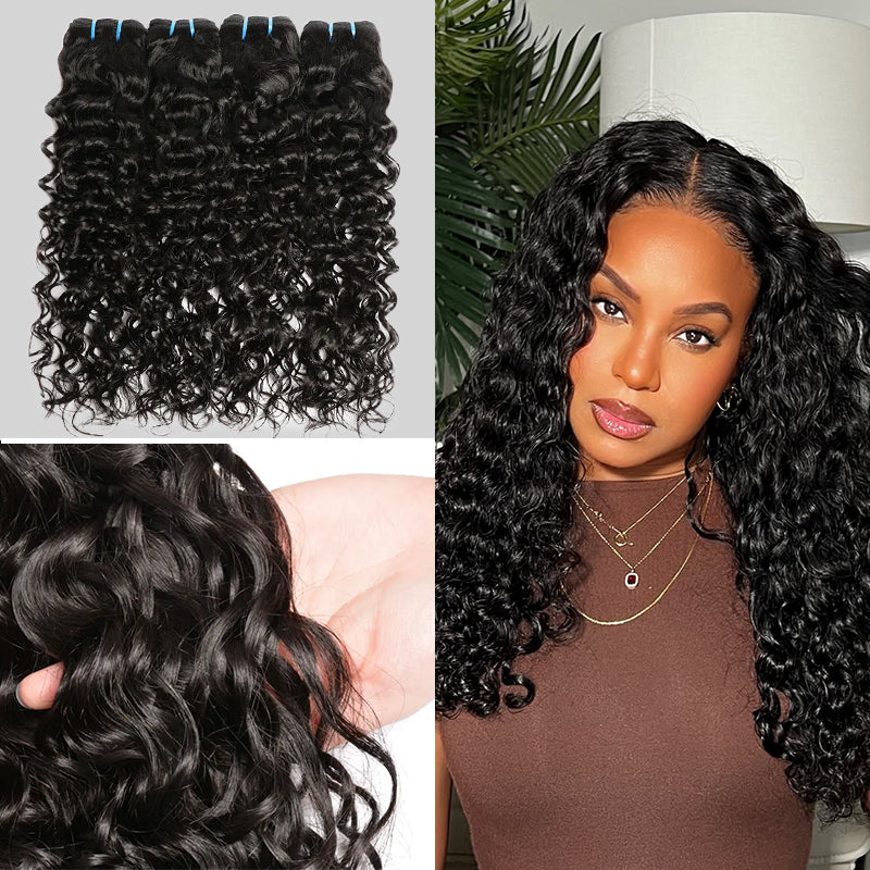 Raw Water Wave Bundles High Quality 100% Human Hair Sterly Hair