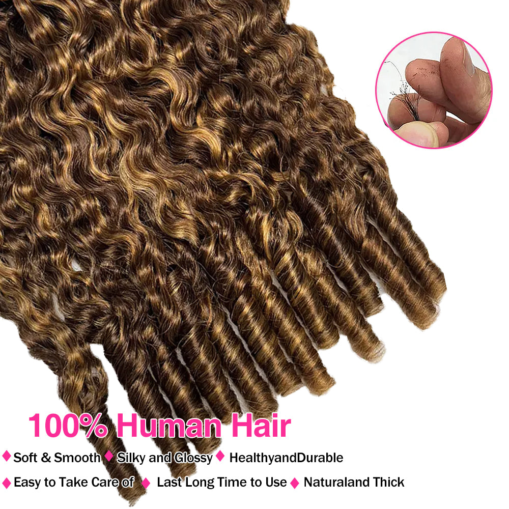 Highlight Color #4/27 Raw Burmese Curly Bundles 100% Human Hair Bundle Sterly Hair