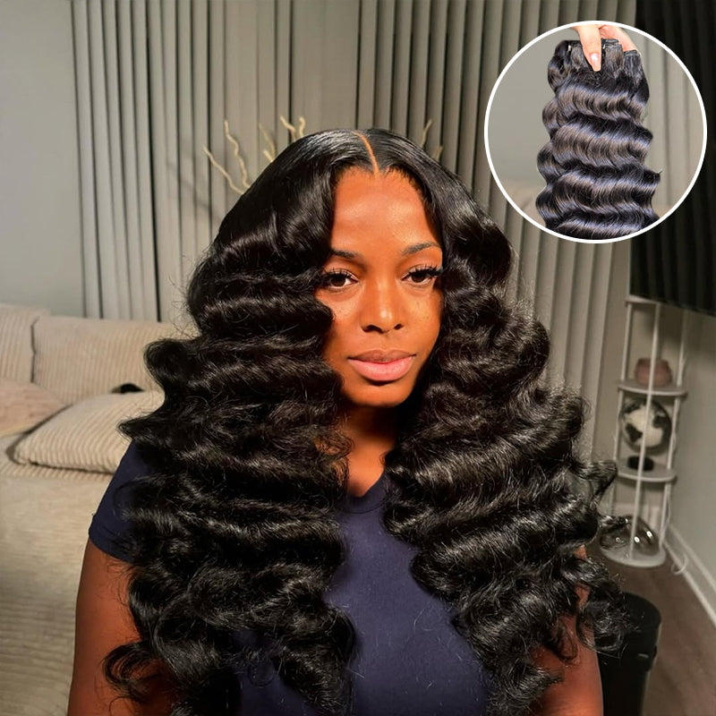 Raw Loose Deep Wave Bundles High Quality 100% Human Hair Sterly Hair