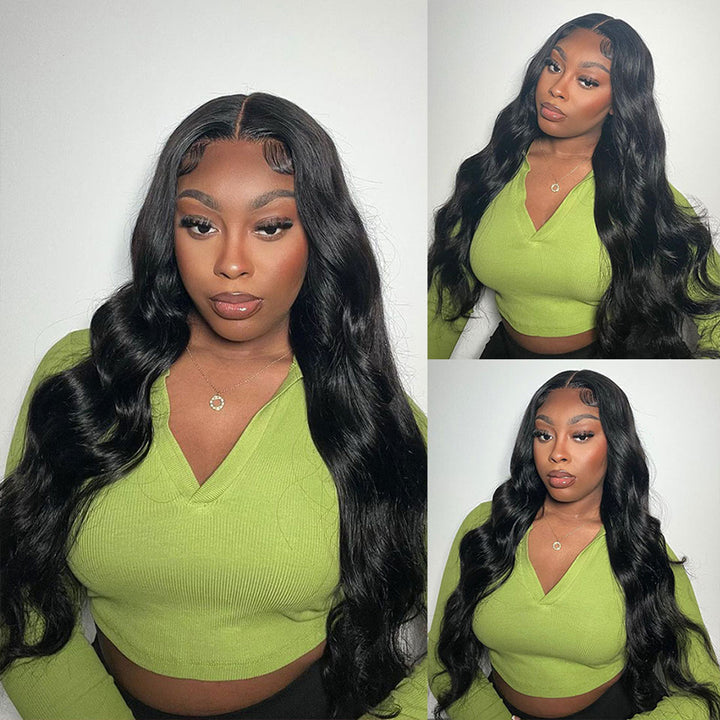 Effortless Body Wave Glueless 7×6 Closure Real HD Lace Snugfit Wig 100% Human Hair - sterlyhair