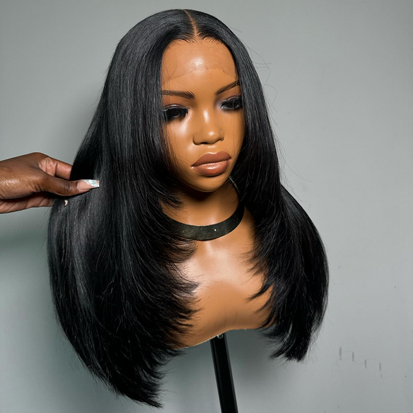 1/6 女性ヘッドD : Black Medium Straight Hair Female Head D: Black Medium Straight Hair | HLJ.com