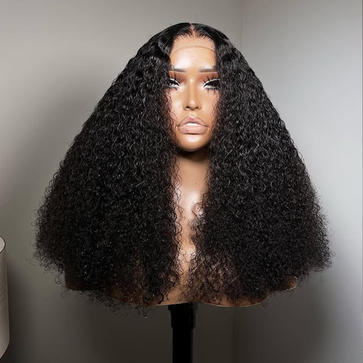 Sterly 250% High Density 13×6 Kinky Curly Human Hair Wig Super Thick Double Drawn Wig - sterlyhair