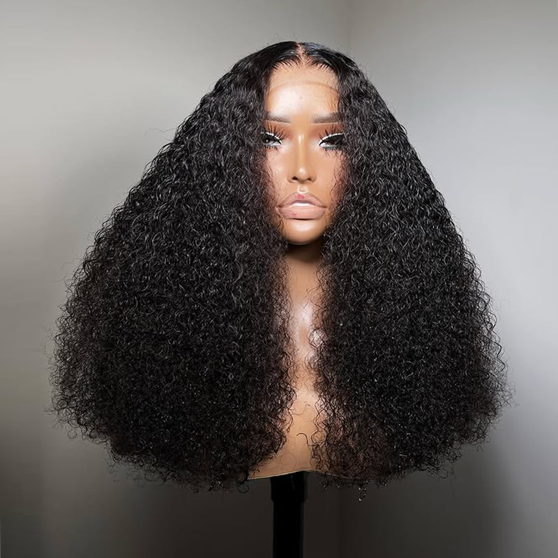 Sterly 250% High Density 13×6 Kinky Curly Human Hair Wig Super Thick Double Drawn Wig - sterlyhair
